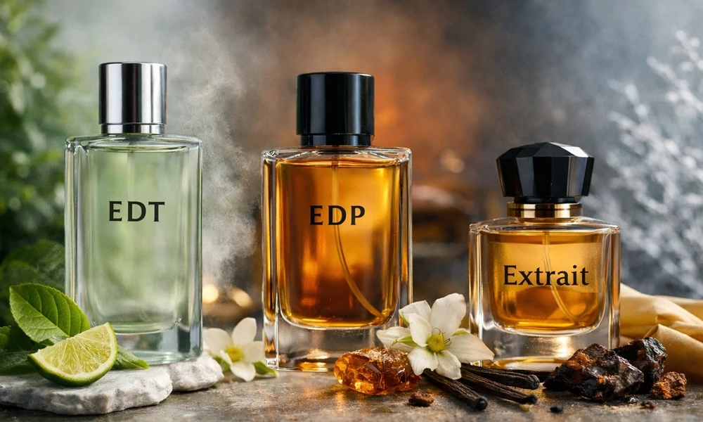 EDT, EDP и Extrait: чем они отличаются и как выбрать свою концентрацию